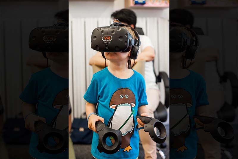 Gogle VR wynajem na imprezy dziecięce