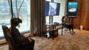 Read more about the article Relacja – nasze aplikacje do&nbsp;gogli VR na&nbsp;konferencji FIS