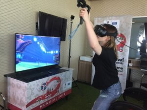 Mundial 2018 - impreza integracyjna piłka nożna gogle vr