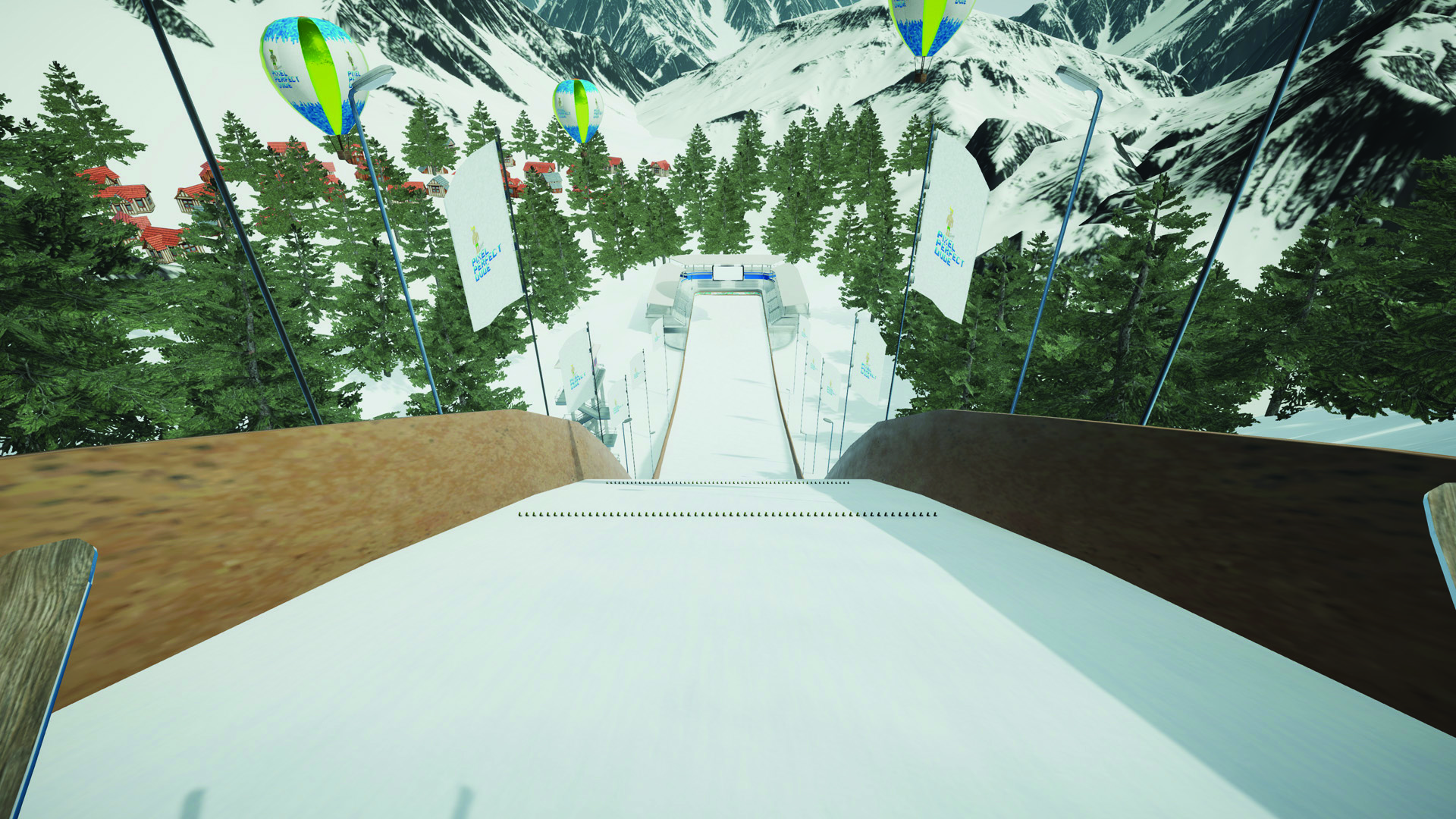 Symulator skoków narciarskich VR
