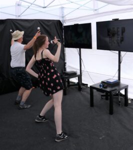 Read more about the article Realizacja:  Atrakcje taneczne – mata taneczna, Konsola z&nbsp;grą Just Dance wynajem