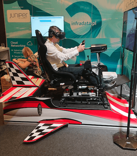 Symulator lotu VR 3DOF do wynajęcia