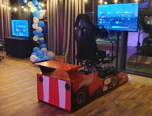 Symulator VR na imprezie firmowej        