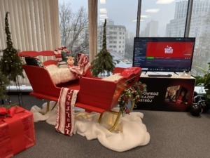 Sanie Mikołaja VR na event