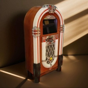 Szafa do puszczania muzyki LED. Retro atrakcja na event.