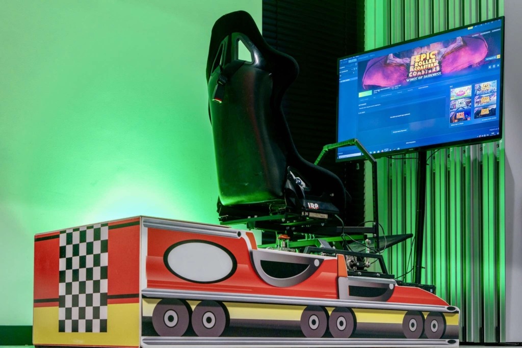 Symulator kolejki górskiej VR na wynajem