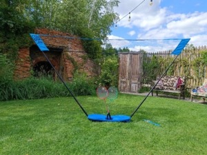 Boisko do gry w badmintona na wynajem. Atrakcje na imprezę plenerową na wynajem