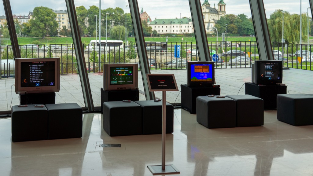 Konsola retro wynajem na eventy. konsola pegasus wynajem. Atrakcje retro do wynajęcia