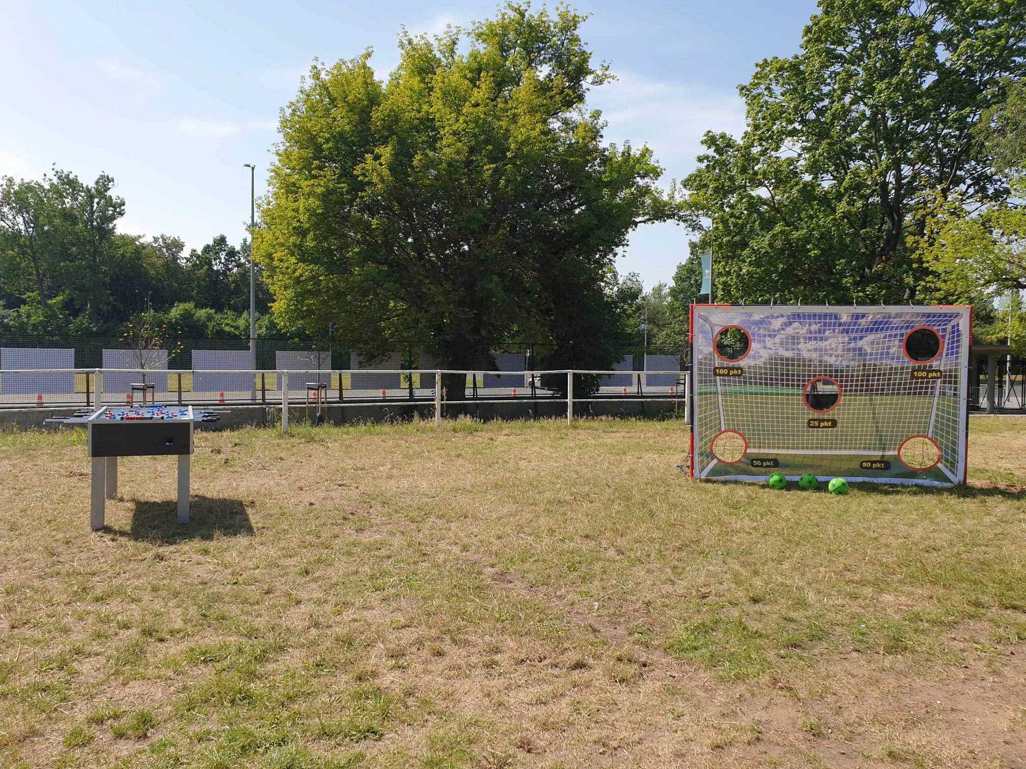 Bramka celnościowa podczas wydarzenia