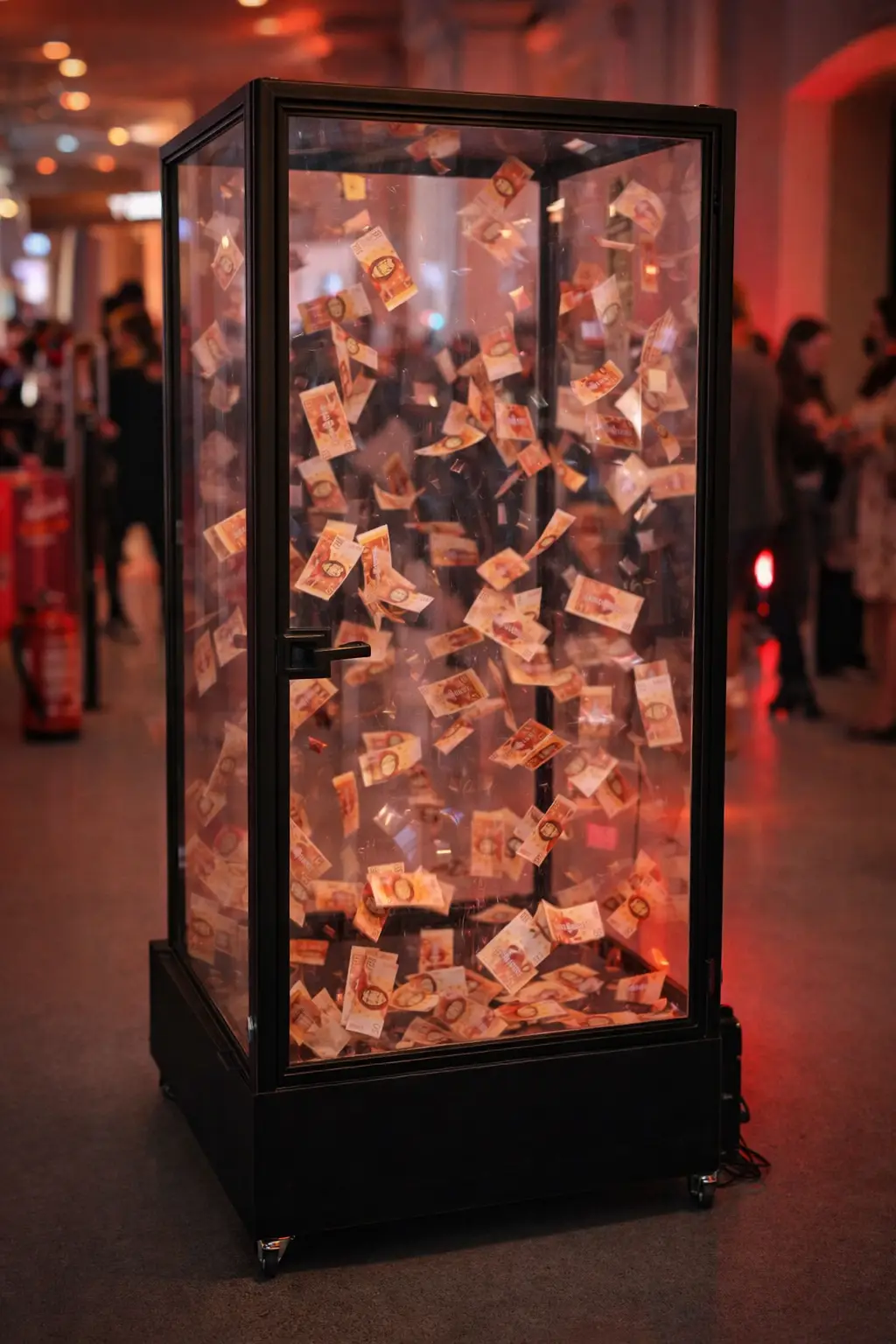 Stanowisko Cash Cube na event