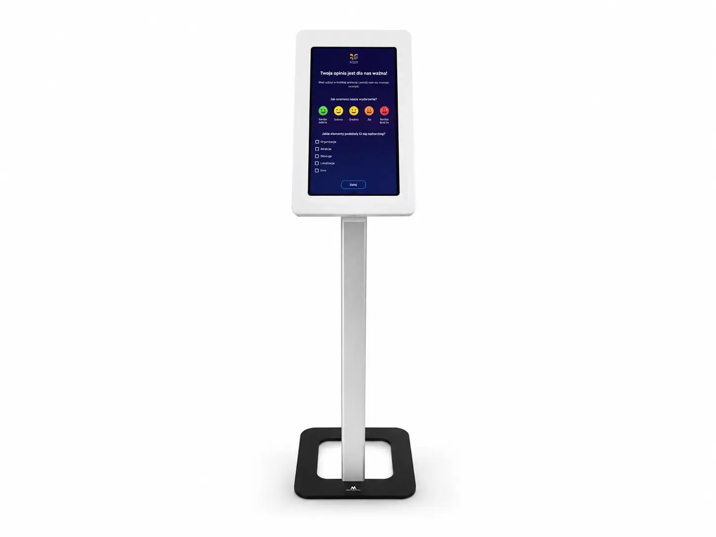 Interaktywny infokiosk prezentujący treści marki