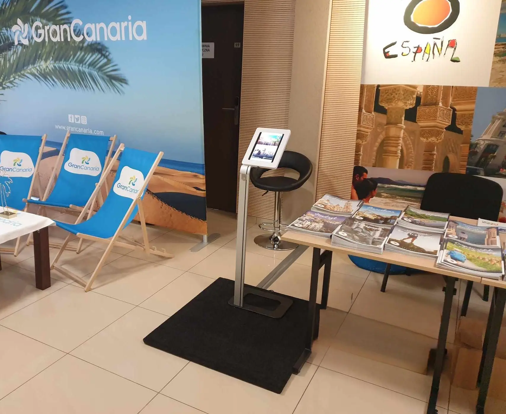 Stanowisko Infokiosk na event