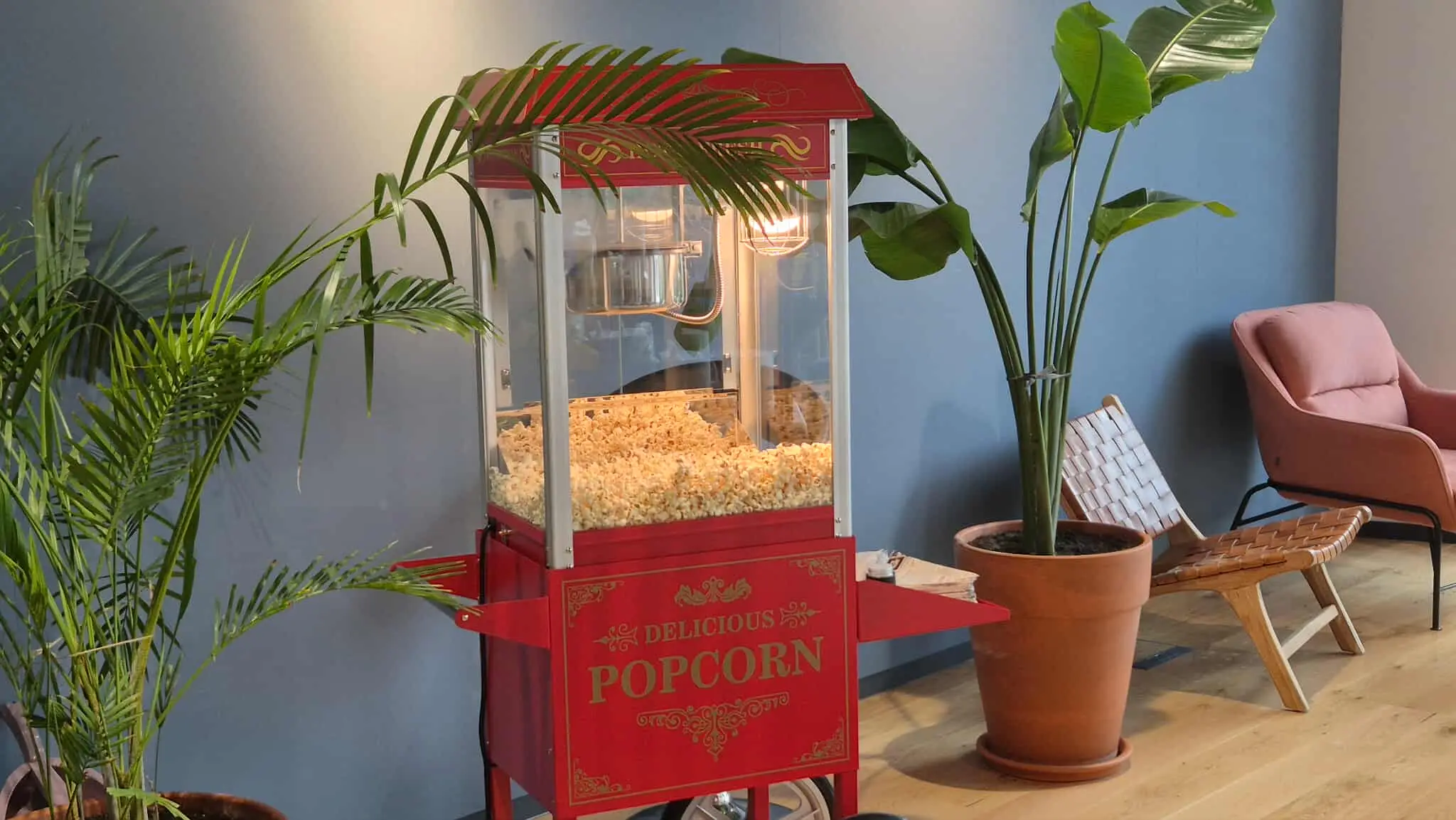 Stanowisko Popcorn na event