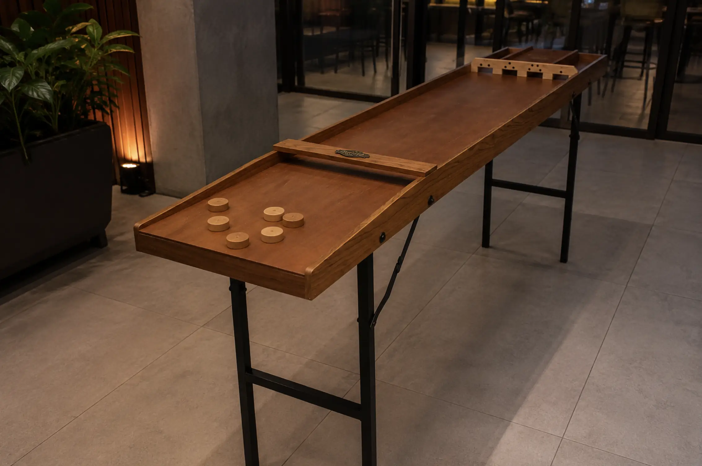 Shuffleboard podczas wydarzenia