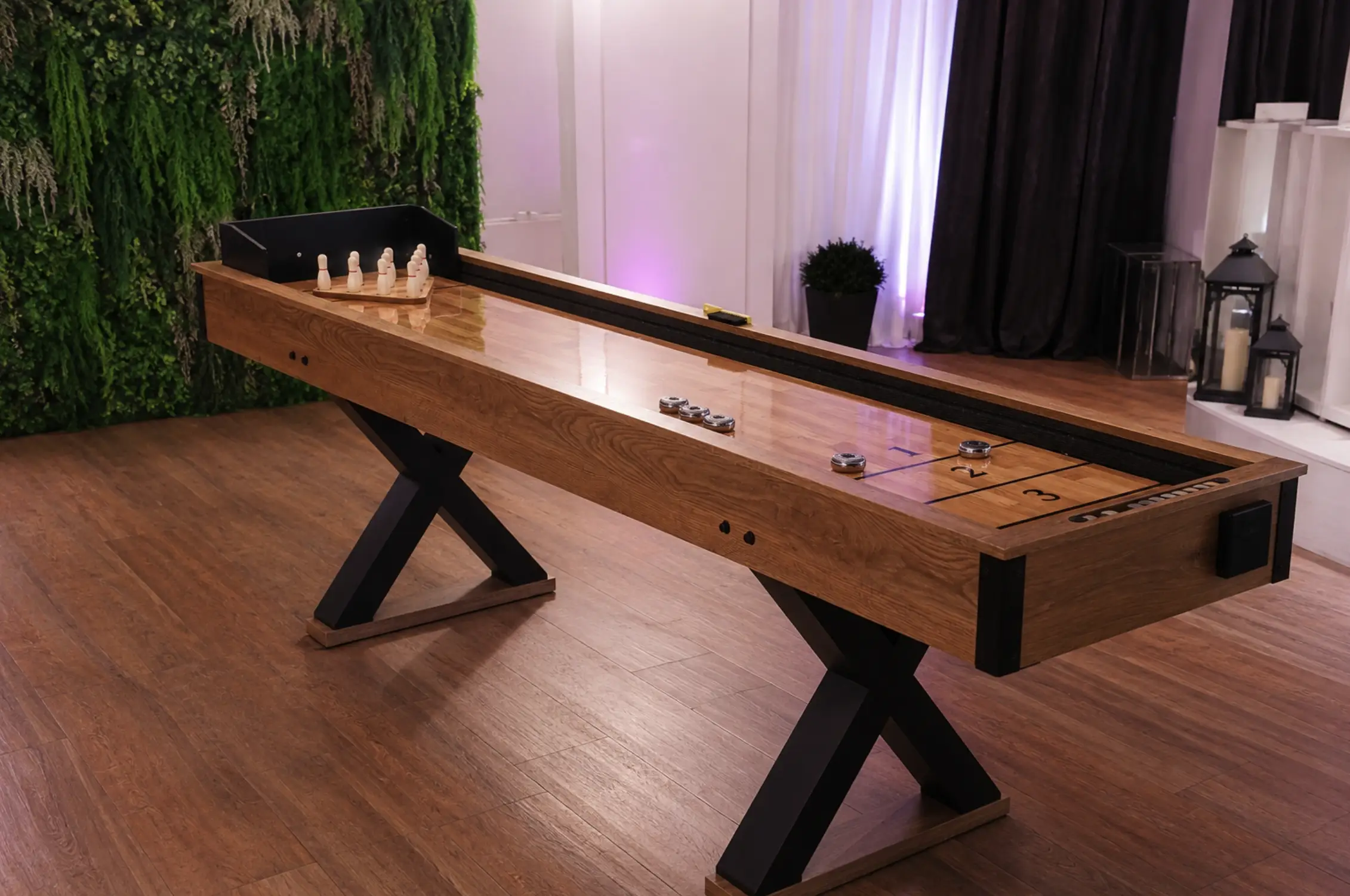 Stanowisko Shuffleboard na event