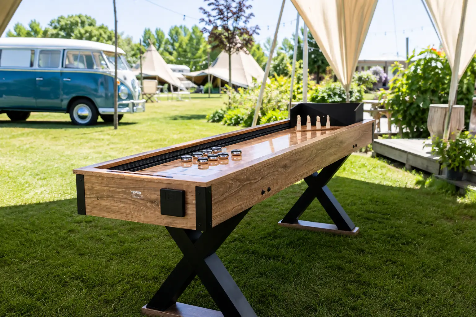 Shuffleboard w strefie eventowej