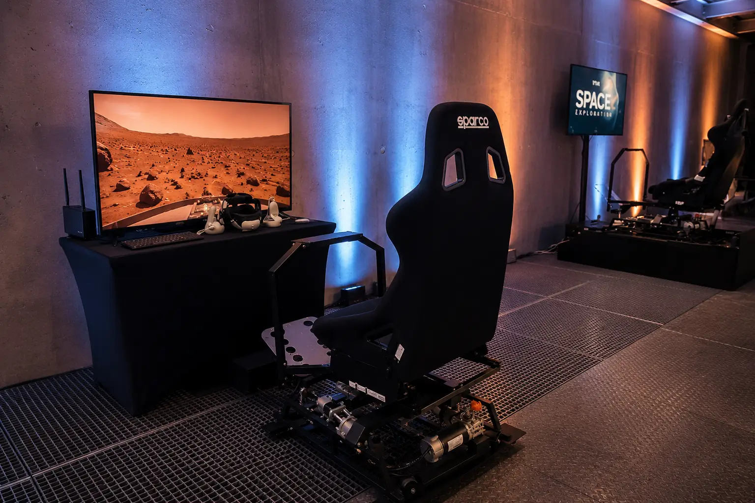 Symulator łazika marsjańskiego VR w strefie eventowej