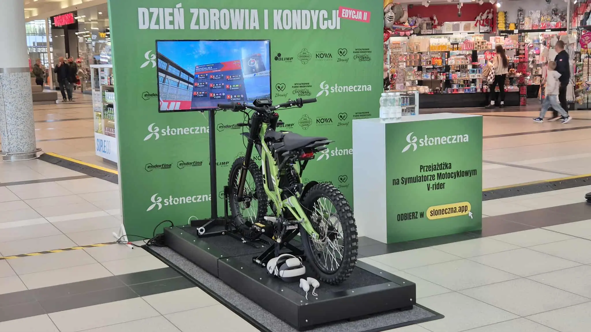 Stanowisko Symulator motocykla VR na event