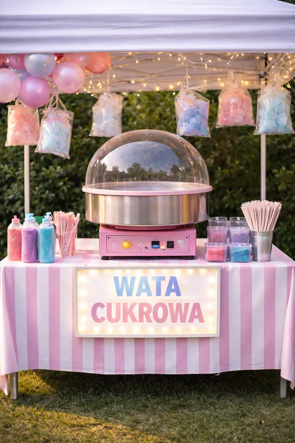Stanowisko Wata cukrowa na event